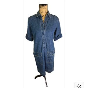 Ralph Lauren Blue Denim Shirt Dress